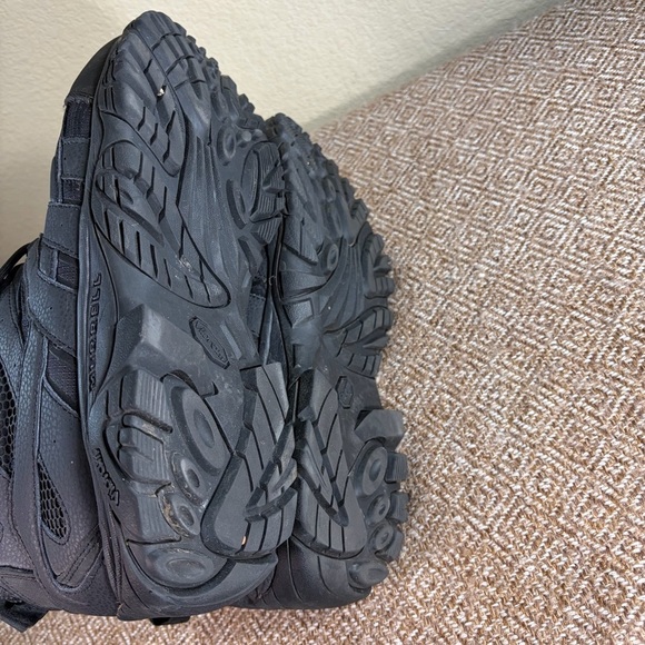 Merrell Moab 2 Mid Tactical Duty Boots Men\'s Sz 13W Black Vibram Sole Outdoor main image 8